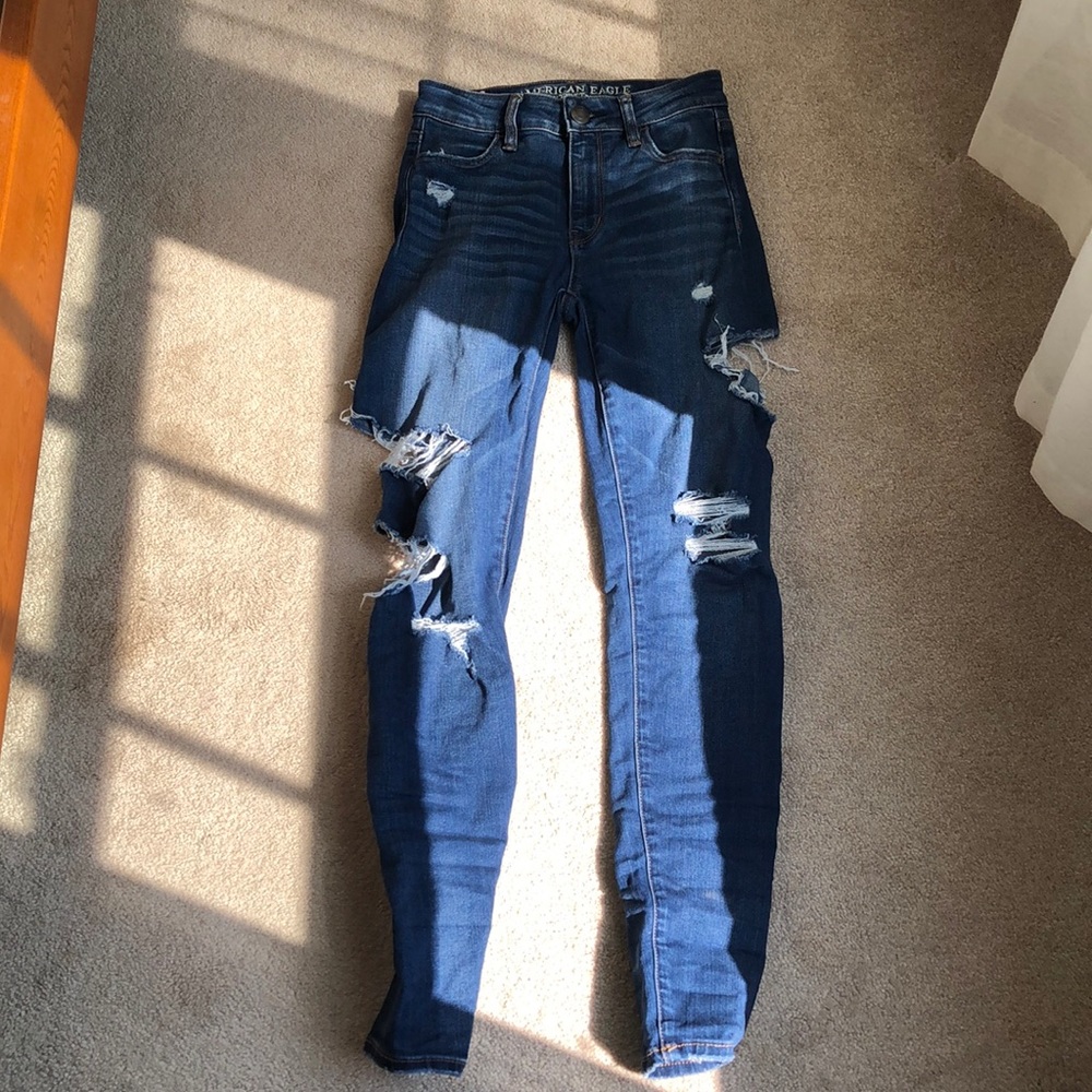 AEO ripped jeans